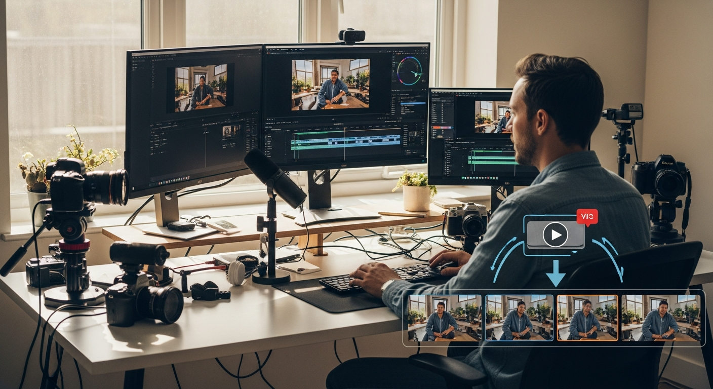 AI Video Repurposing: Turn One Long Video Into 50+ Pieces of Content (2026 Complete Guide)