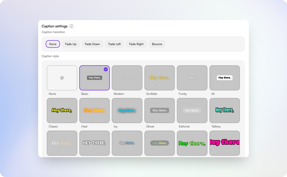 New caption styles, transitions and engine upgrade