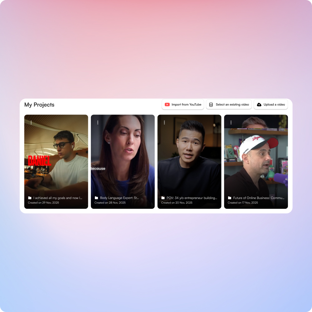 Choose a video and give us a specific request.