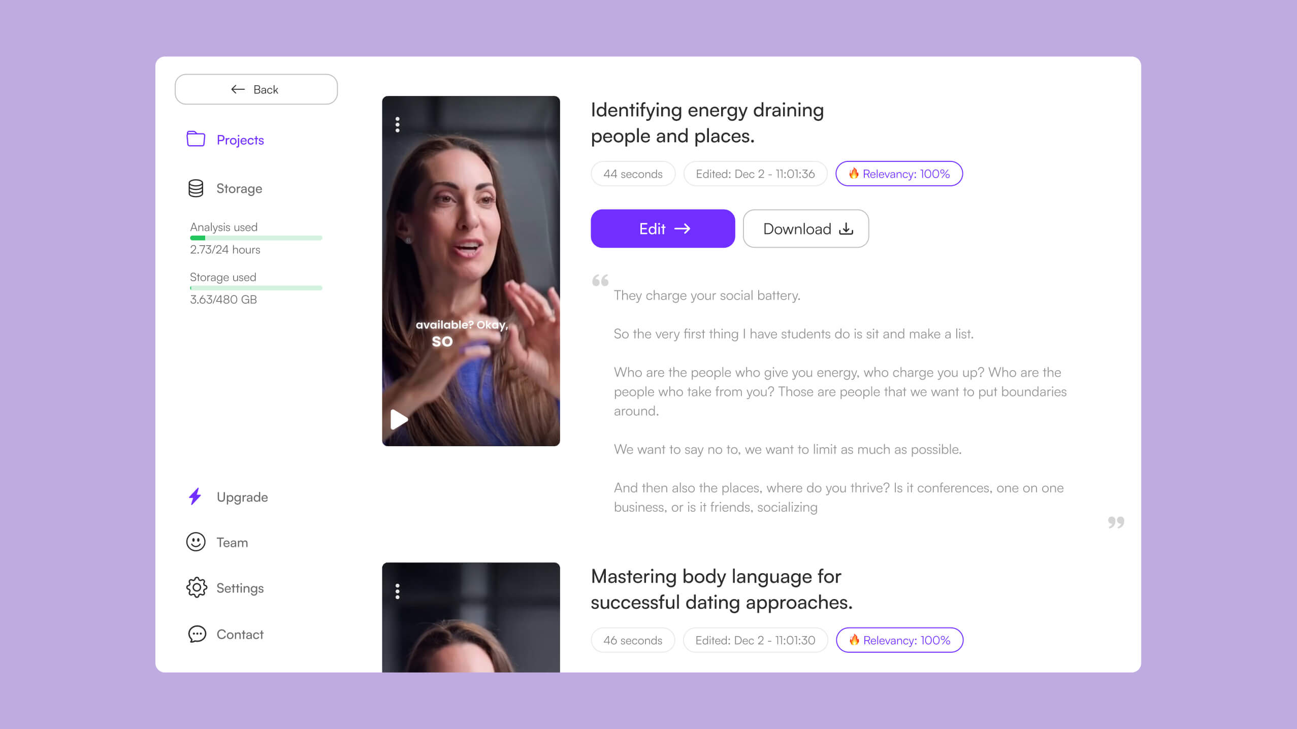 Short clips generator – Turn long videos into high-engagement short clips
