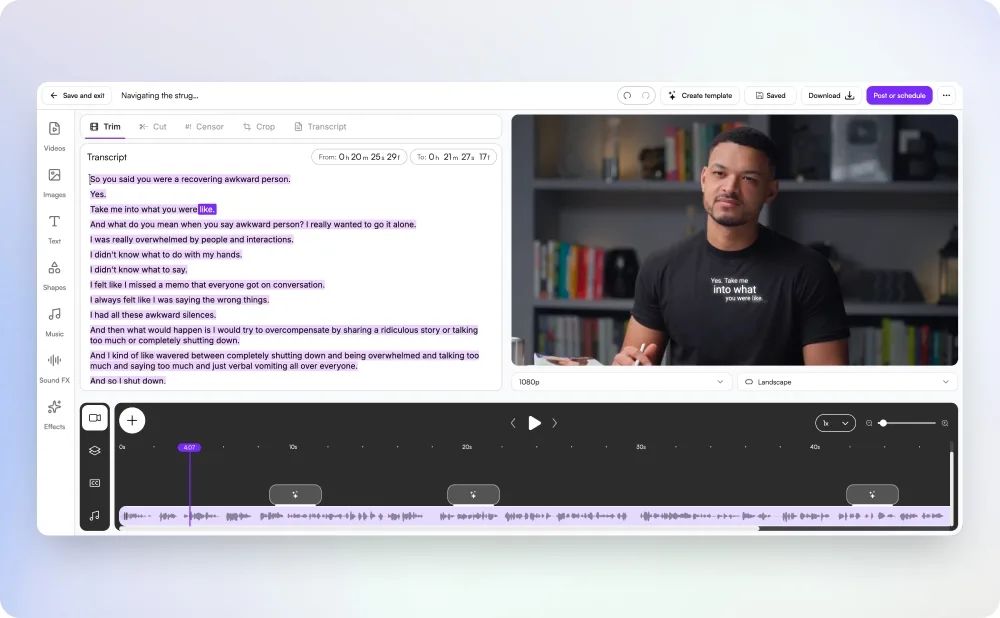 Captions for accessibility, WCAG compliance & multi-language reach