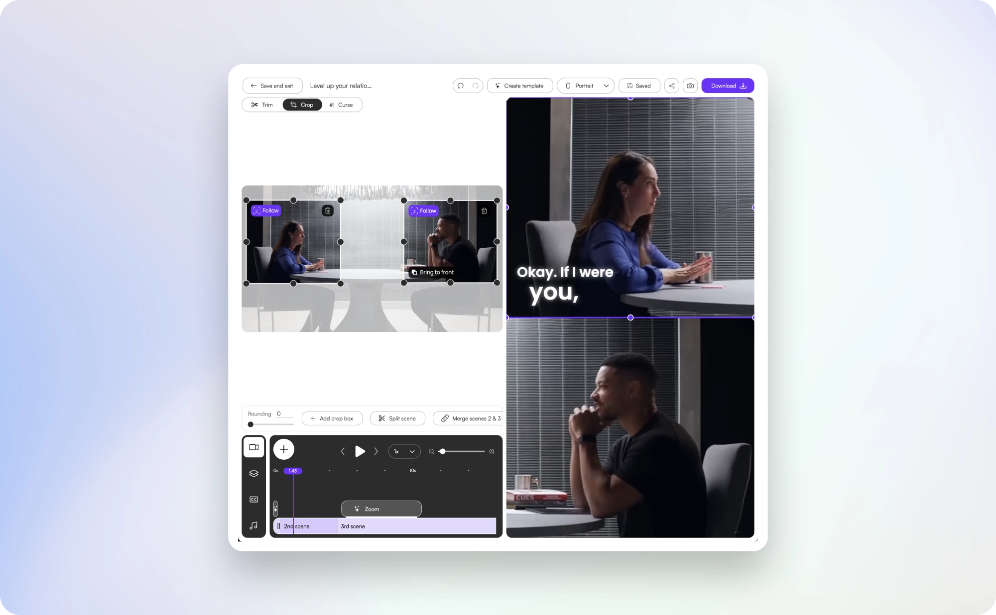 Multi-speaker, multi-guest episodes — handled automatically